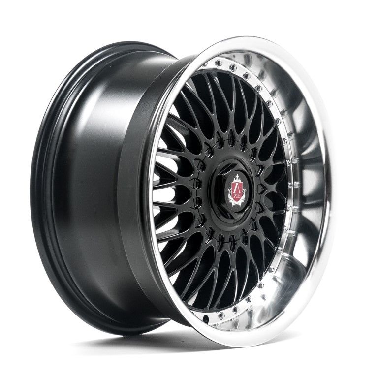 Axe Wheels<br>EX10 - Black Polished Lip (18x9)